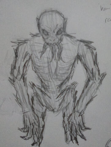 What I think eyeless jack really looks like under the mask and hoodie